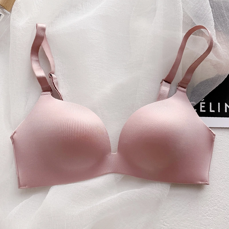 Women's Small Breast Push Up Bra Without Steel Ring