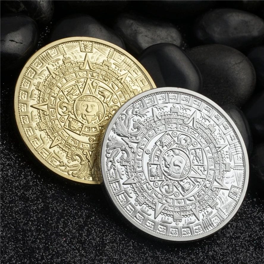 Mexican Totem Commemorative Coins European And American Culture