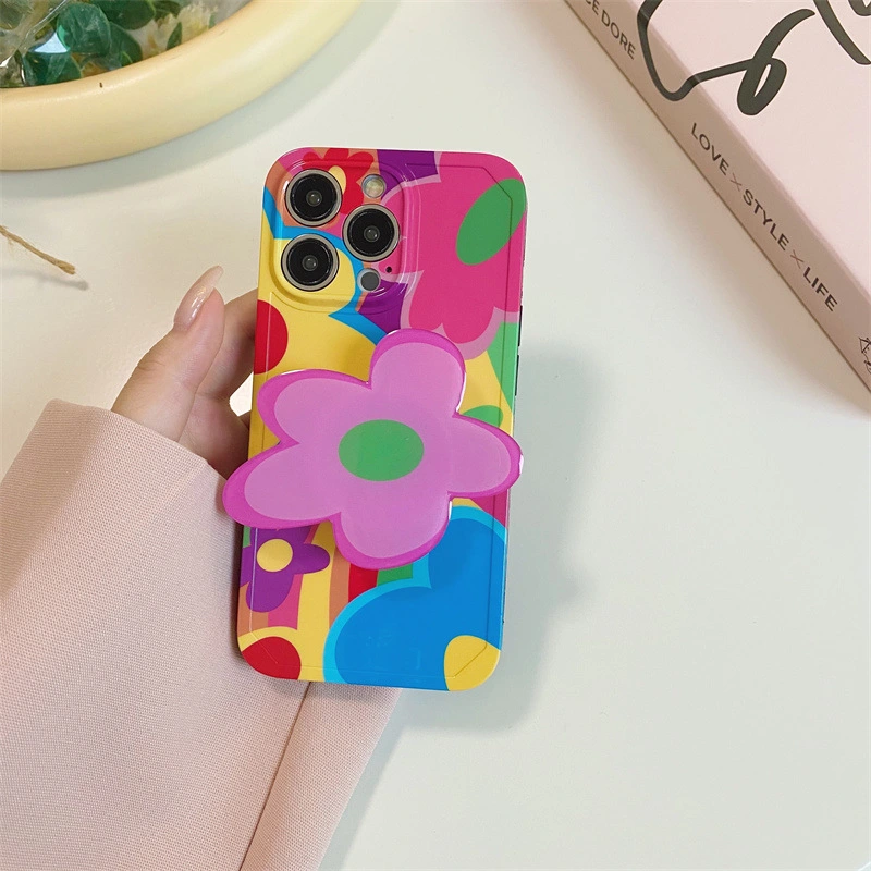 Ins Wind Flower Phone Case Bracket