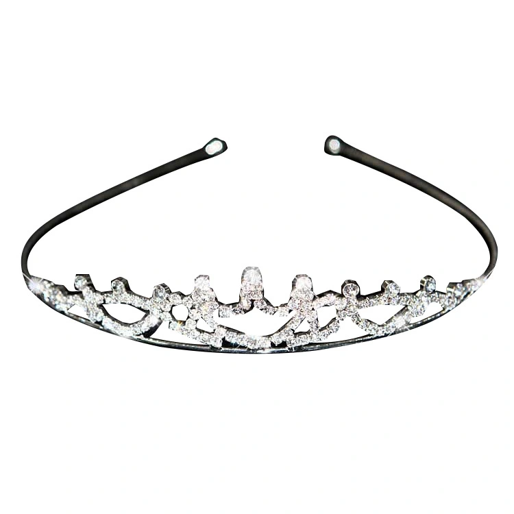 Korean Style Bridal Crown Headdress Diamond Alloy Women's Hair Band Accessories Girls Children Diamond Jewelry Wholesale