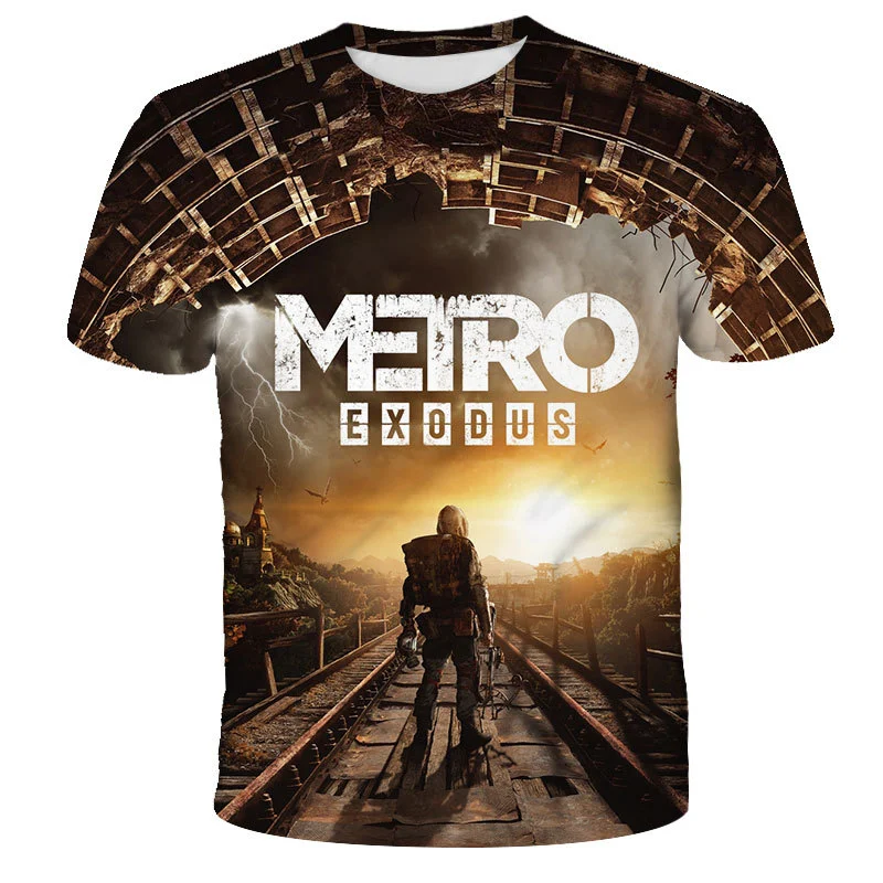 3D Digital Printing Loose Short-sleeved T-shirt