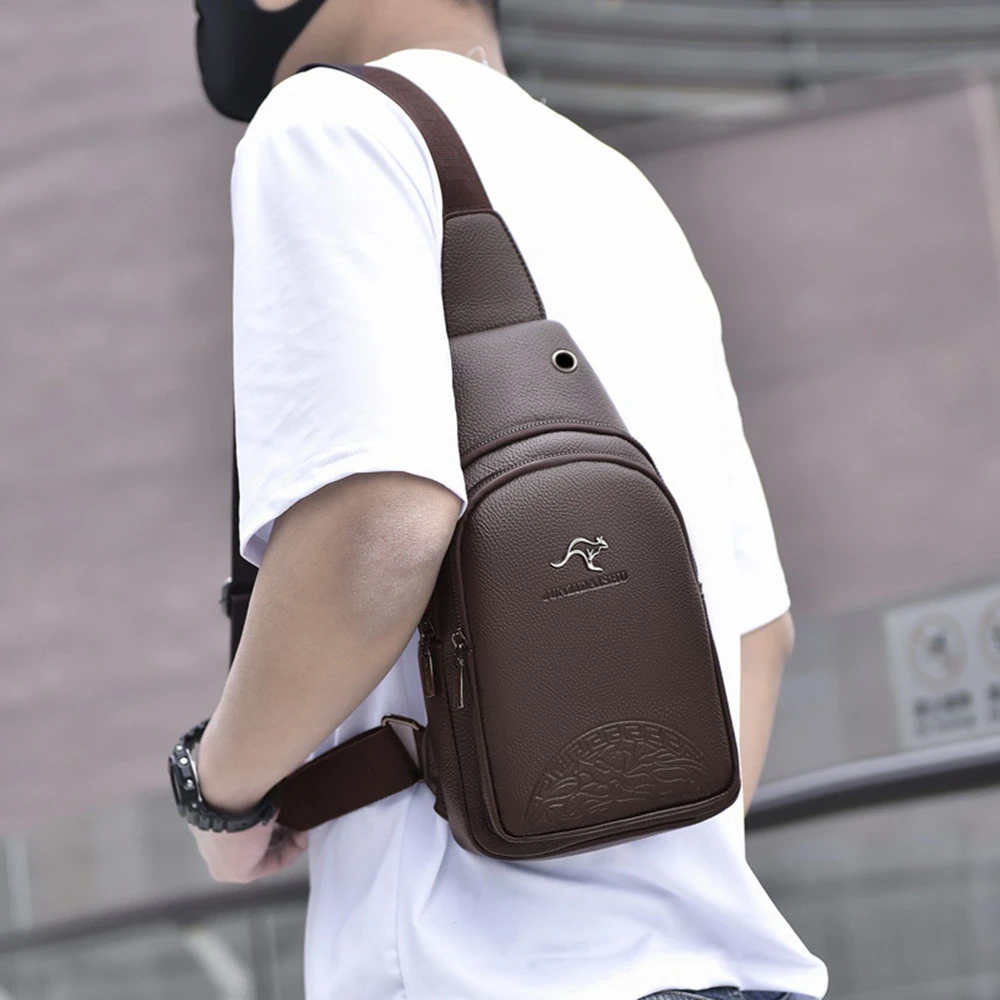 Kangaroo Chest Bag Casual Men's Shoulder