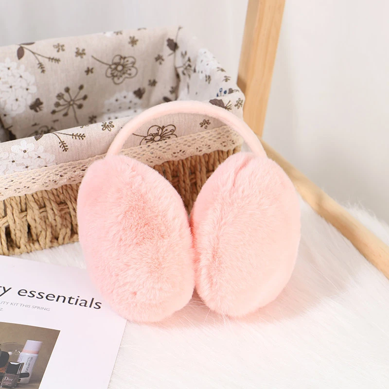 Women's Fashion Simple Warm Plush Earmuffs