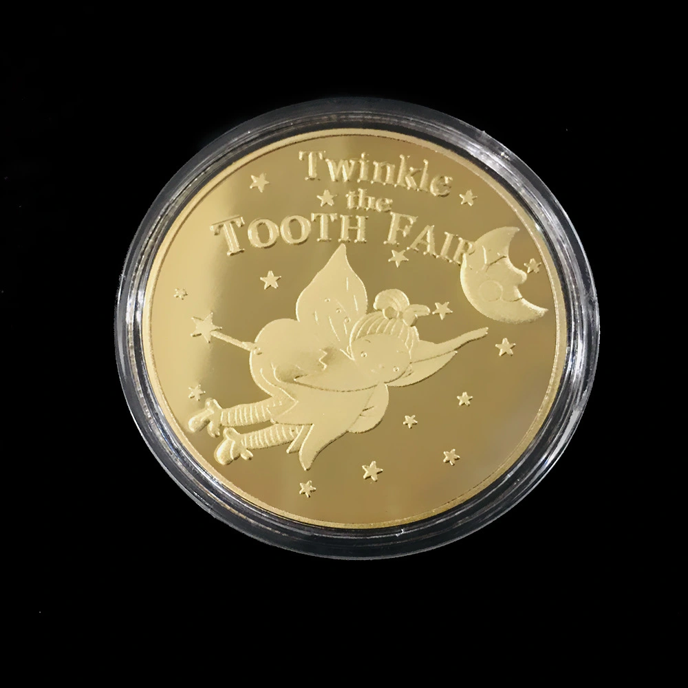 Stylish Personality Tooth Fairy Medallion Coin