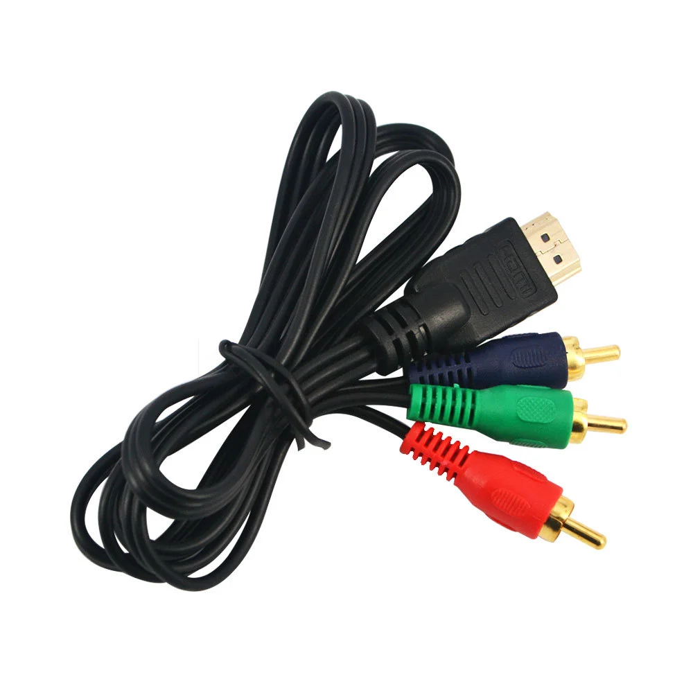 Video Component Conversion Cable 3 RCA Adapter