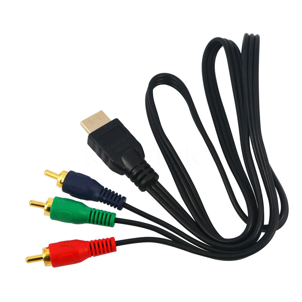 Video Component Conversion Cable 3 RCA Adapter