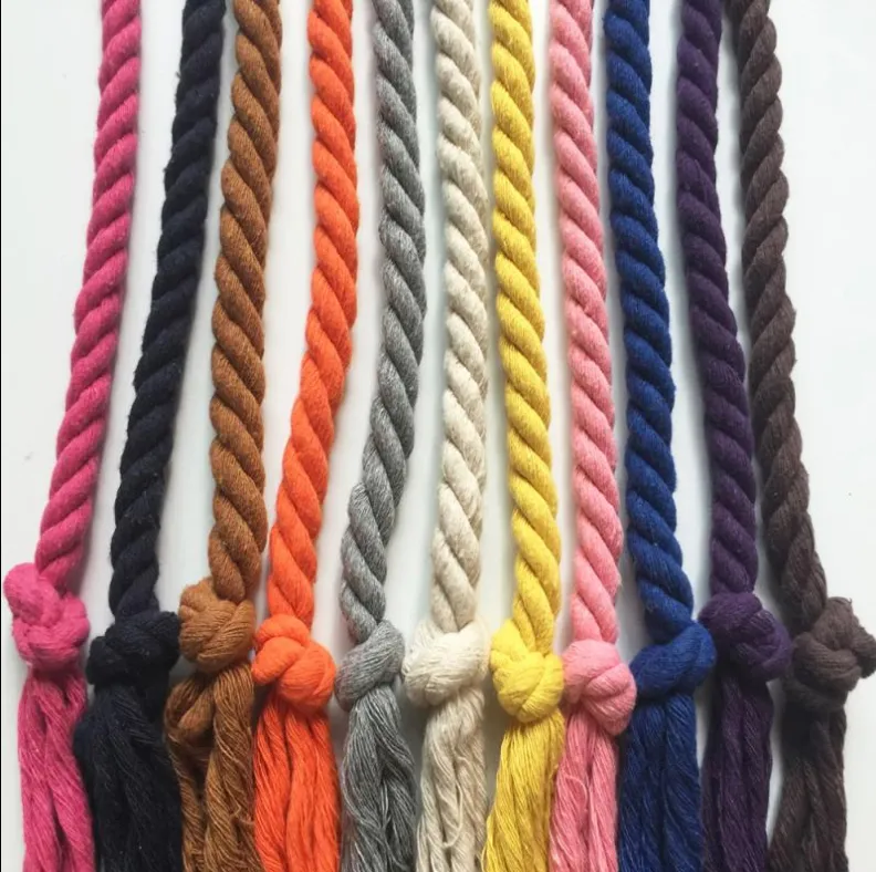 Cotton And Linen Hand-Woven Rope Curtain Accessories