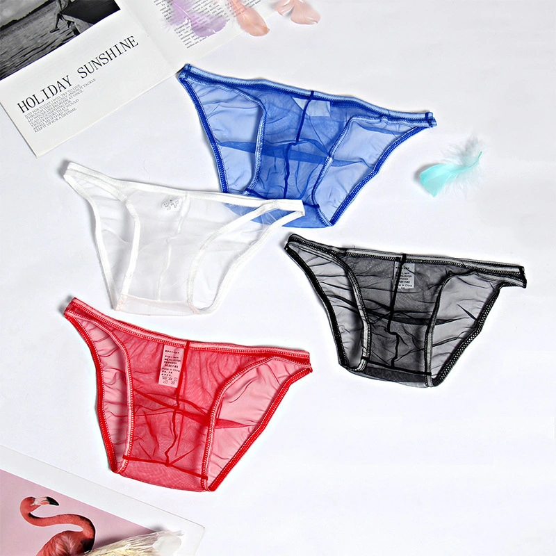 Popular Mesh Transparent Men's Underwear Gay Thong