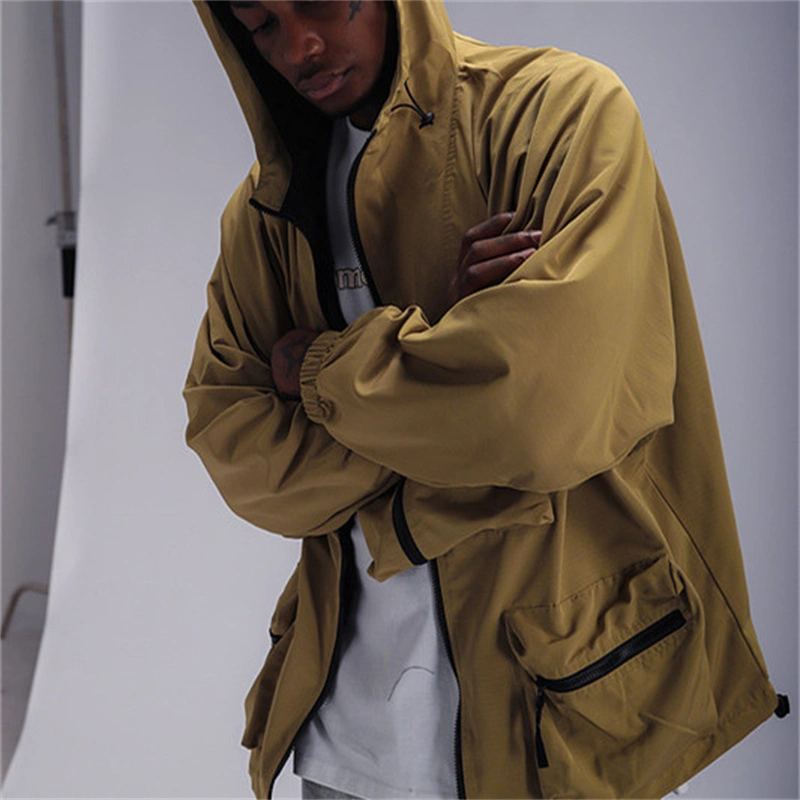 Men's Fashion Multi-pocket Zipper Work Jacket