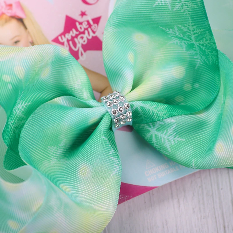 Snowflake Bow Fabric Hairpin For Children