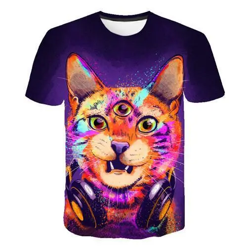 3D T-shirt Fashion Casual Short Sleeve Top