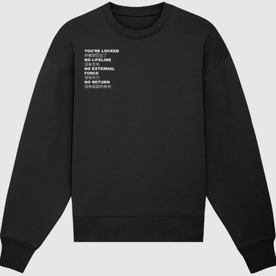Loose Casual Men's And Women's Korean Style Loose Round Neck Top