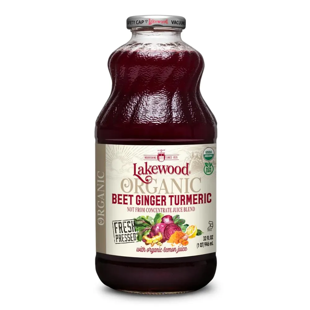 Lakewood Organic Beet Ginger Turmeric Juice, 32 FZ