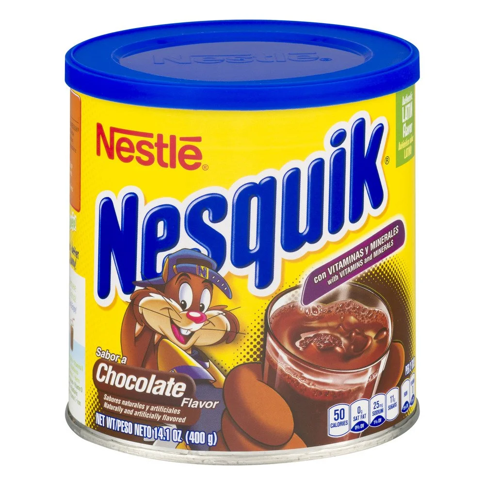 Nesquik Chocolate w/Vitamin Complex Flavored Milk Mix, 14.1 oz (Pack of 4)