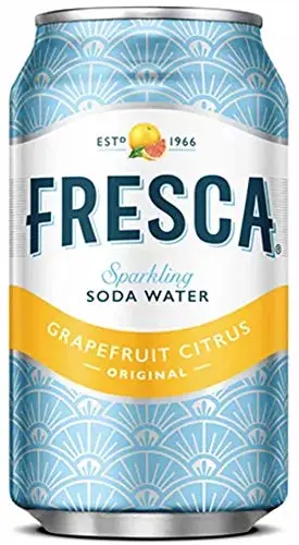 Fresca Original Citrus, Sparkling Soda Water, 12 oz Can (Pack of 18, Total of 216 Oz)