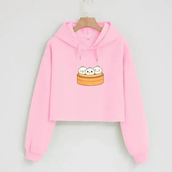Short Hoodie Autumn Cat Ear Women's Sportswear