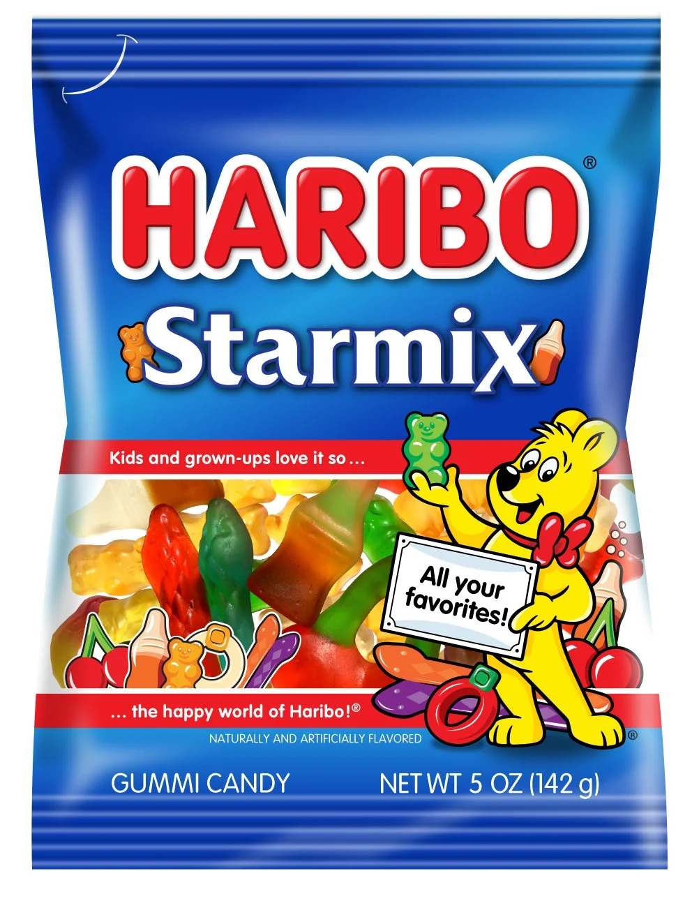 HARIBO Gummi Candy, Starmix, 5.6 Oz Bag (Pack of 12)