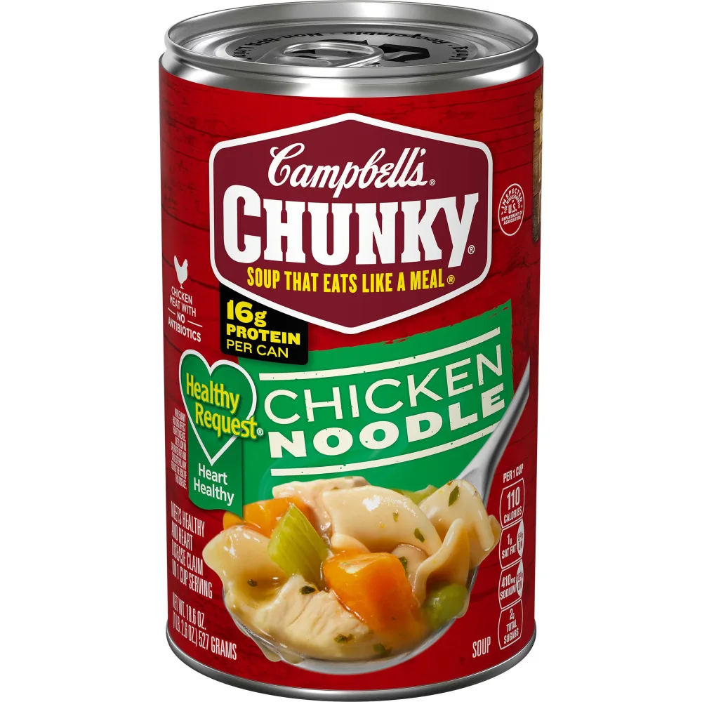 Campbell's Chunky Healthy Request Soup, Chicken Noodle, 18.6 oz