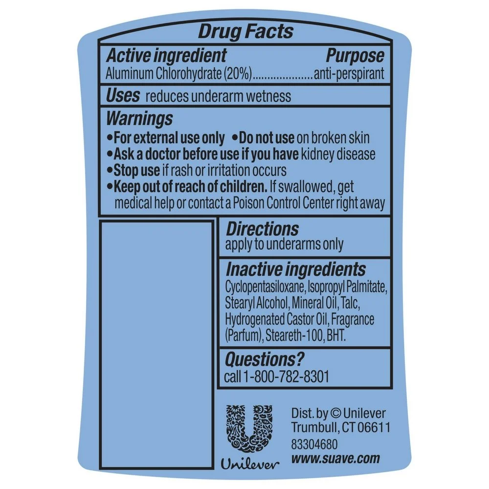 SUAVE A/P-DEOD INV SOL POWDER 2.6 OZ