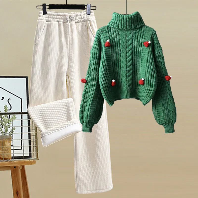 Age Reducing Sweet Suit Girl Christmas Sweater
