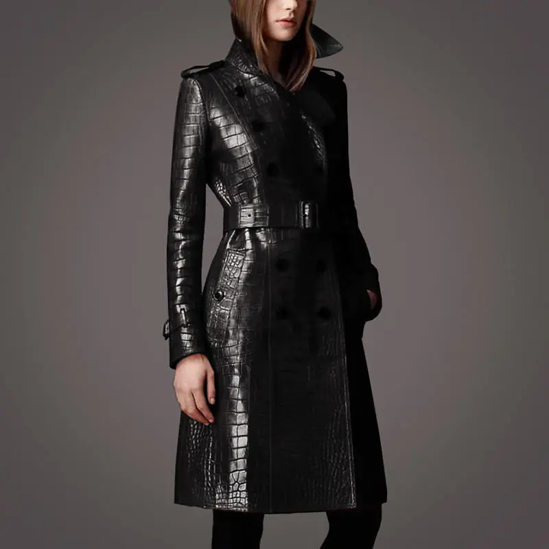 Women's Temperament Fashion Slim Leather Jacket