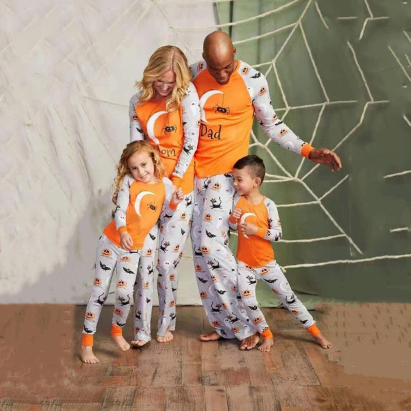 Fashion Personality Halloween Printed Parent-child Outfit
