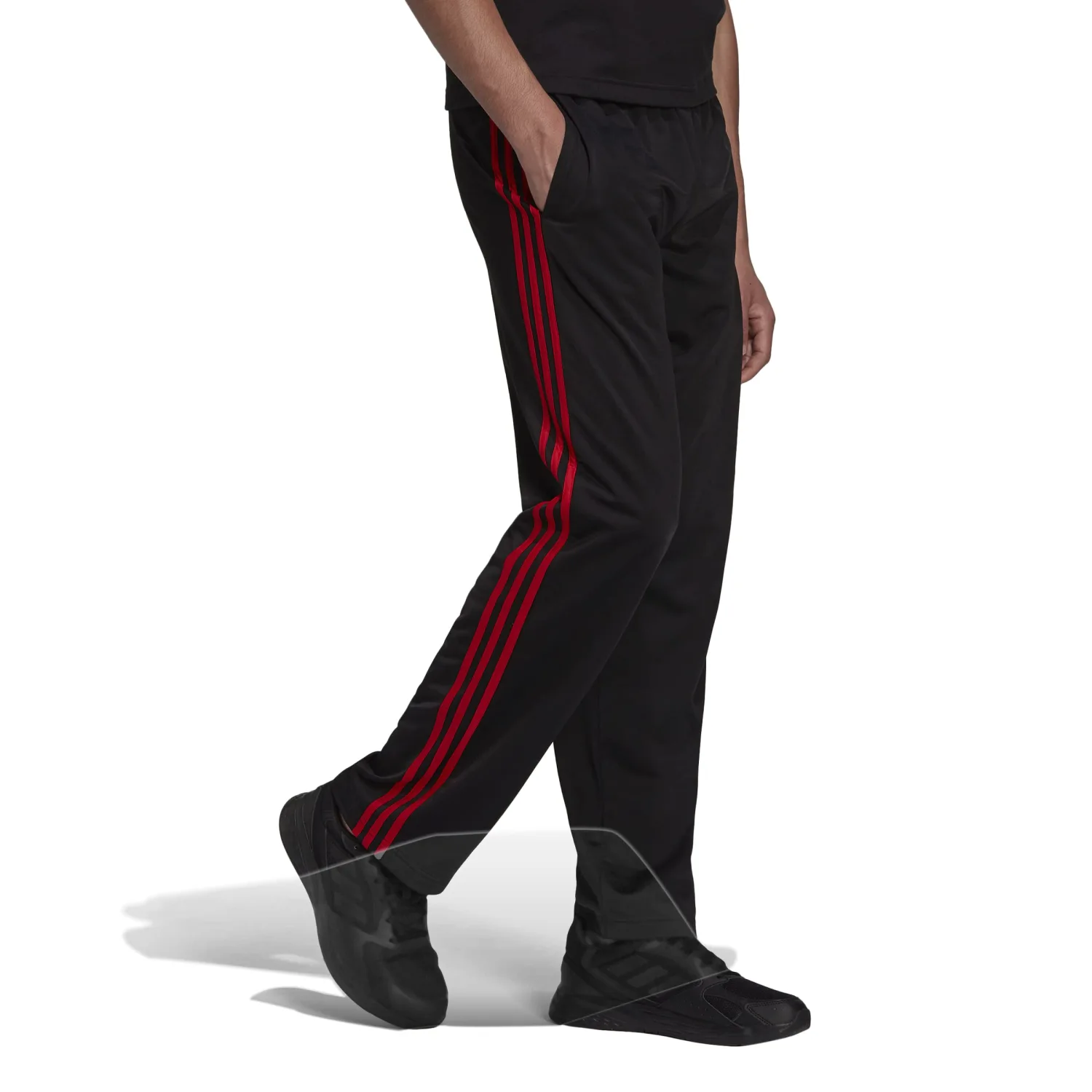 adidas Men's Essentials Warm-up Open Hem 3-stripes Tracksuit Pants