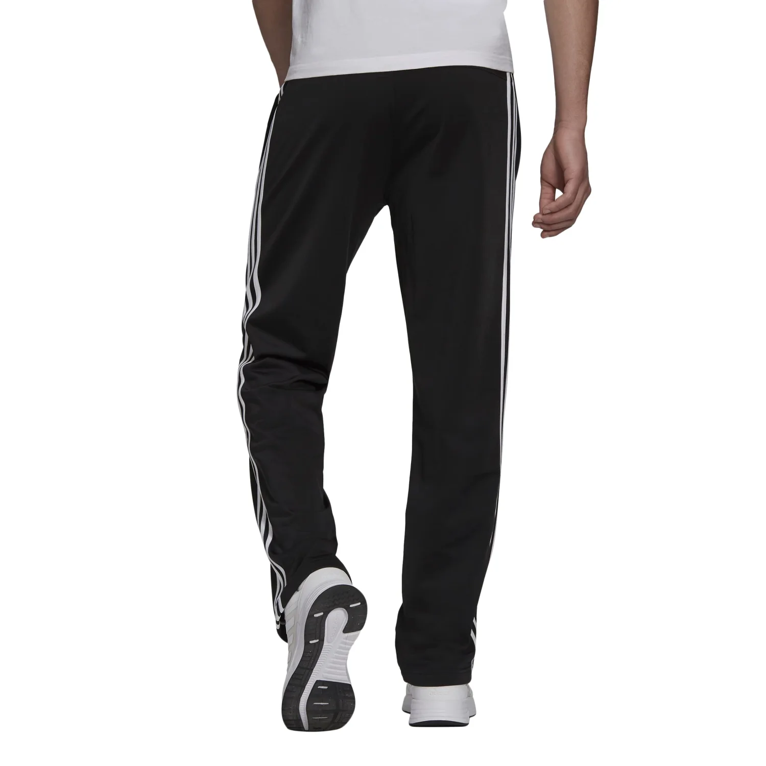 adidas Men's Essentials Warm-up Open Hem 3-stripes Tracksuit Pants