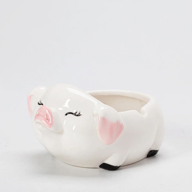 Ashtray Girl Heart Pig Cute Creativity