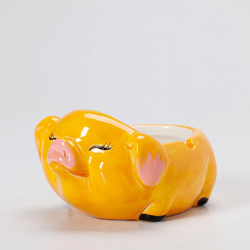 Ashtray Girl Heart Pig Cute Creativity
