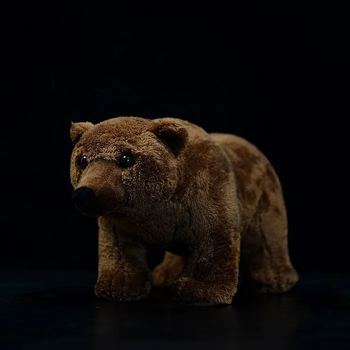 Simulated Brown Bear Plush Toy Doll