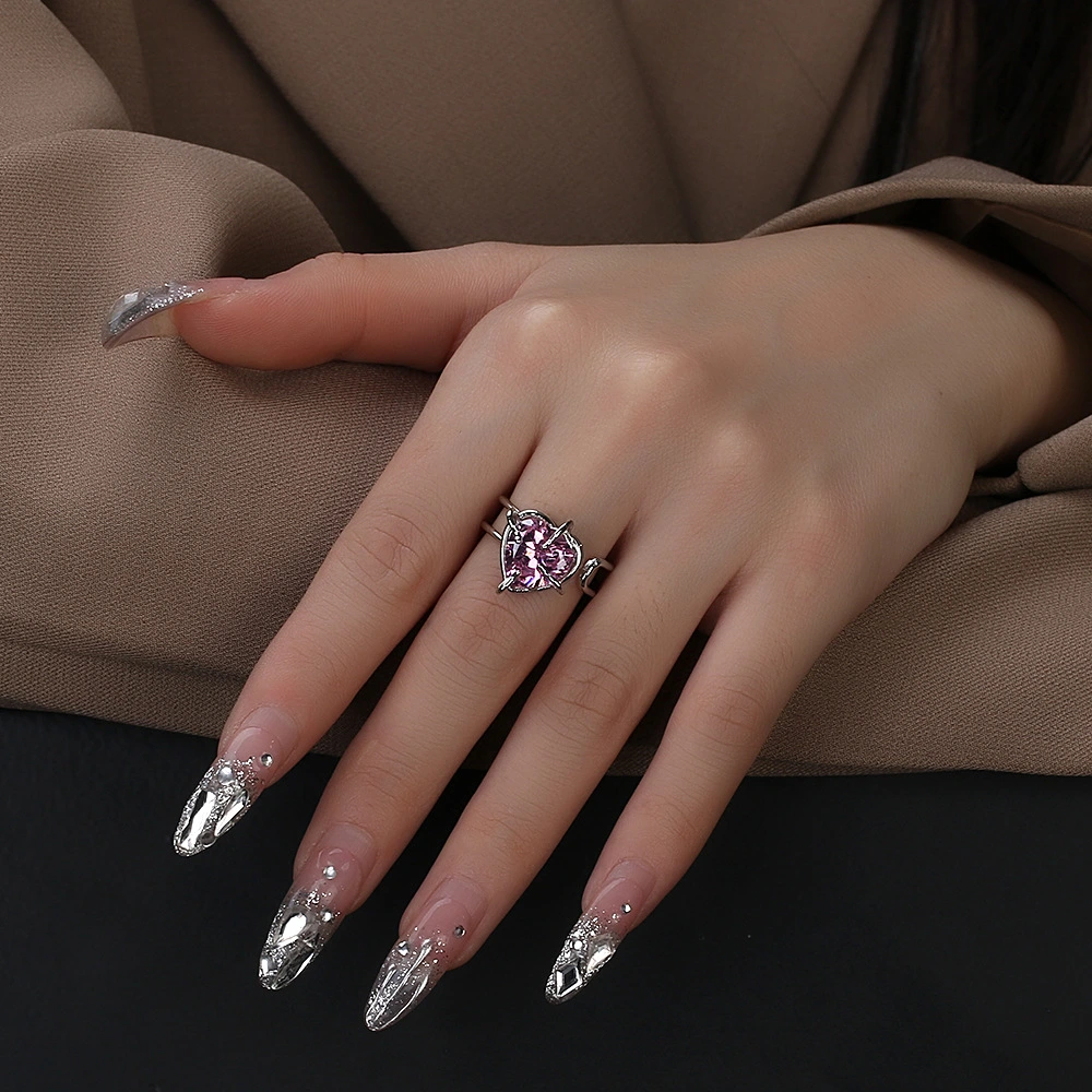 Love For The Minority Design Simple Adjustable Zircon Ring