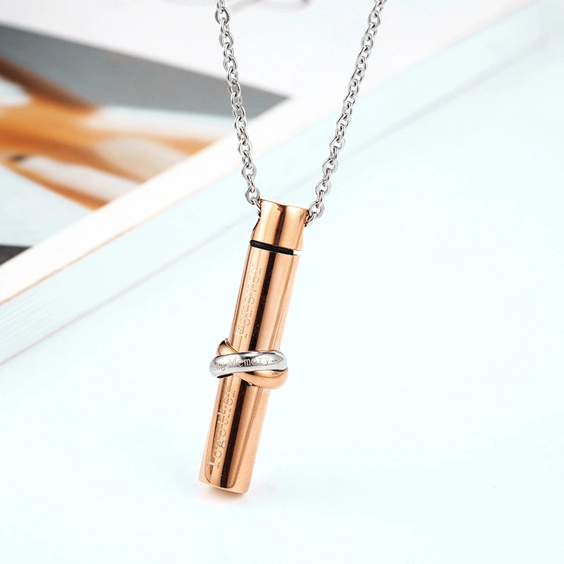 Tall Infinity Symbol Necklace For Ashes