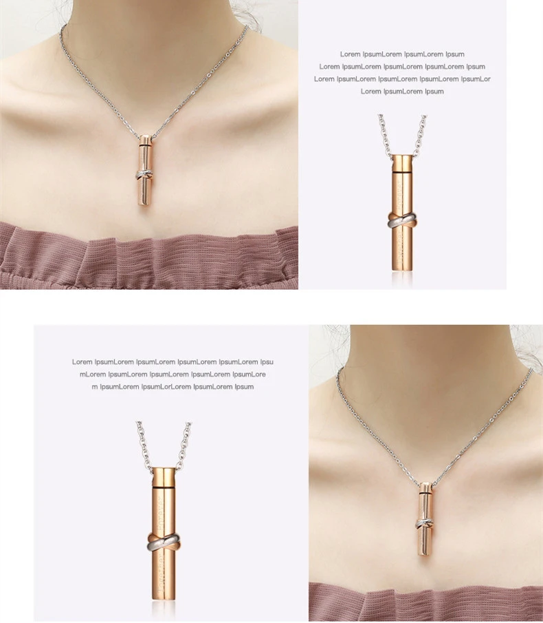 Tall Infinity Symbol Necklace For Ashes