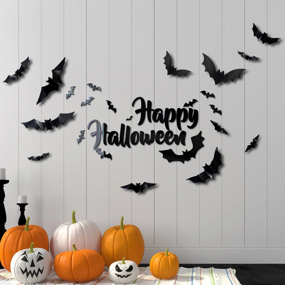 Halloween Letter Bat Combination Acrylic