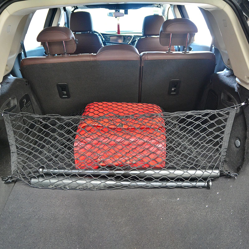 Double Layer Storage Net Bag In Car Trunk