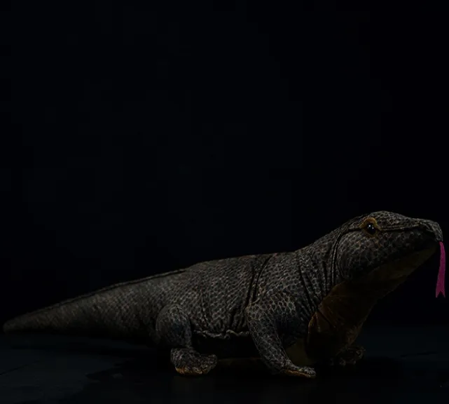 Simulated Komodo Lizard Plush Doll