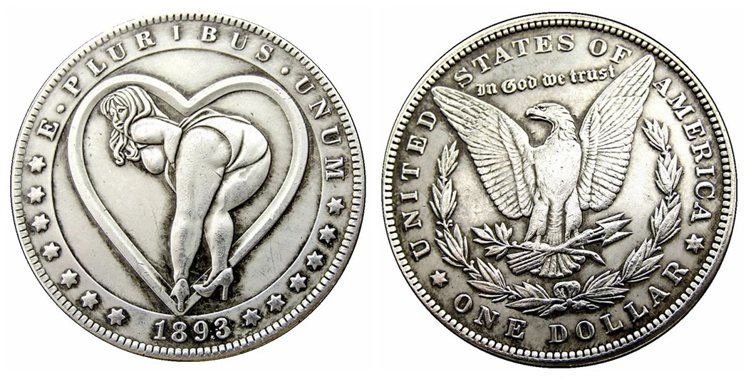 American Silver Dollar Beautiful Girl Commemorative Coin