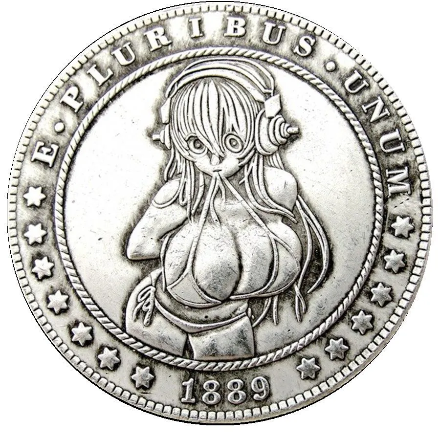 American Silver Dollar Beautiful Girl Commemorative Coin