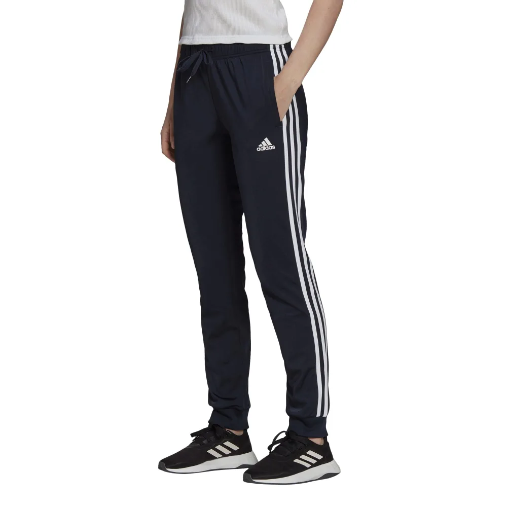 adidas Women's Essentials Fleece Tapered Cuff Pants