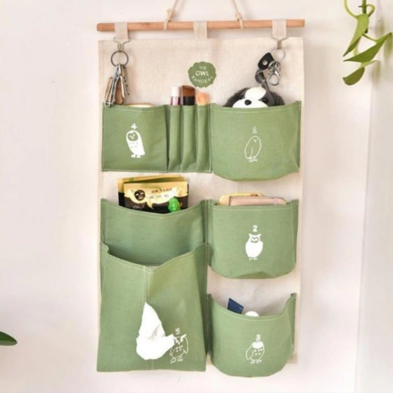 Fabric Wall Hanging Bag For Storage