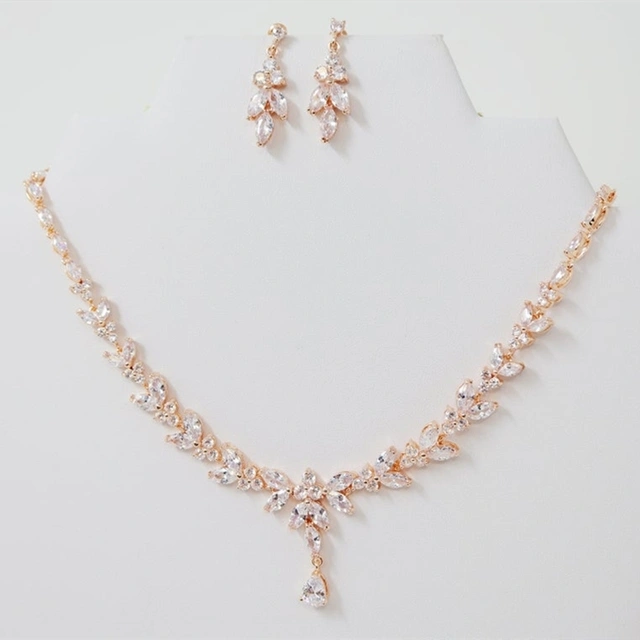 Wedding Dress Jewelry Set For Women Delicate And Shiny