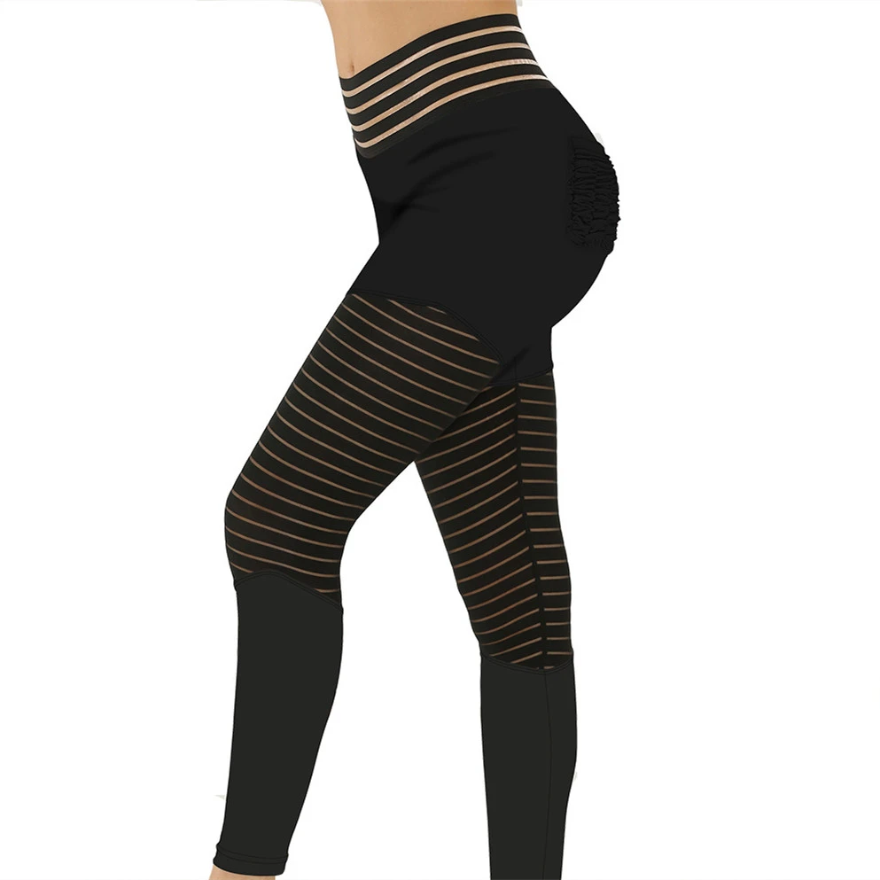 Women's Sports Lace Splice Yoga Pants