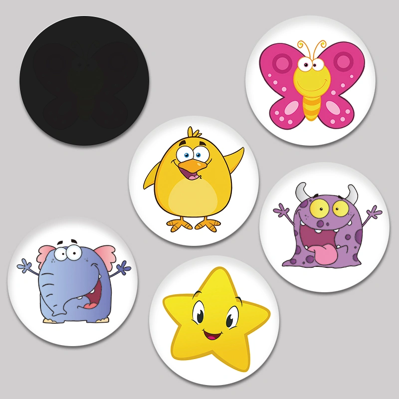 Cartoon Temperature Sensitive Color Changing Stickers