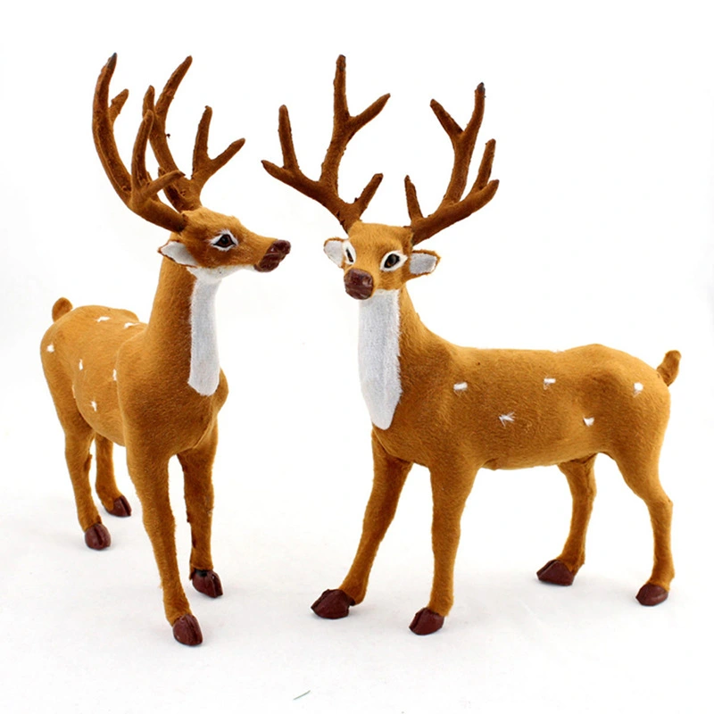 Christmas Deer Simulation Elk Christmas Window Decoration Props