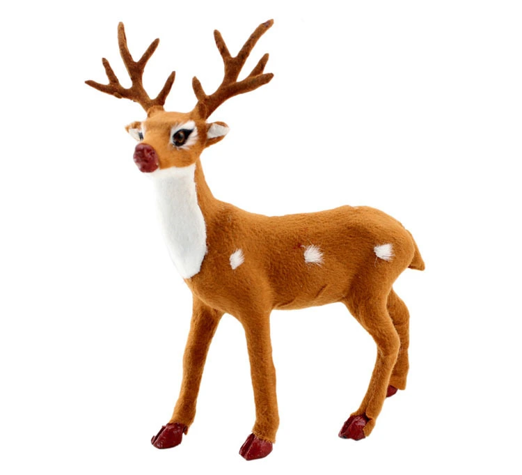 Christmas Deer Simulation Elk Christmas Window Decoration Props