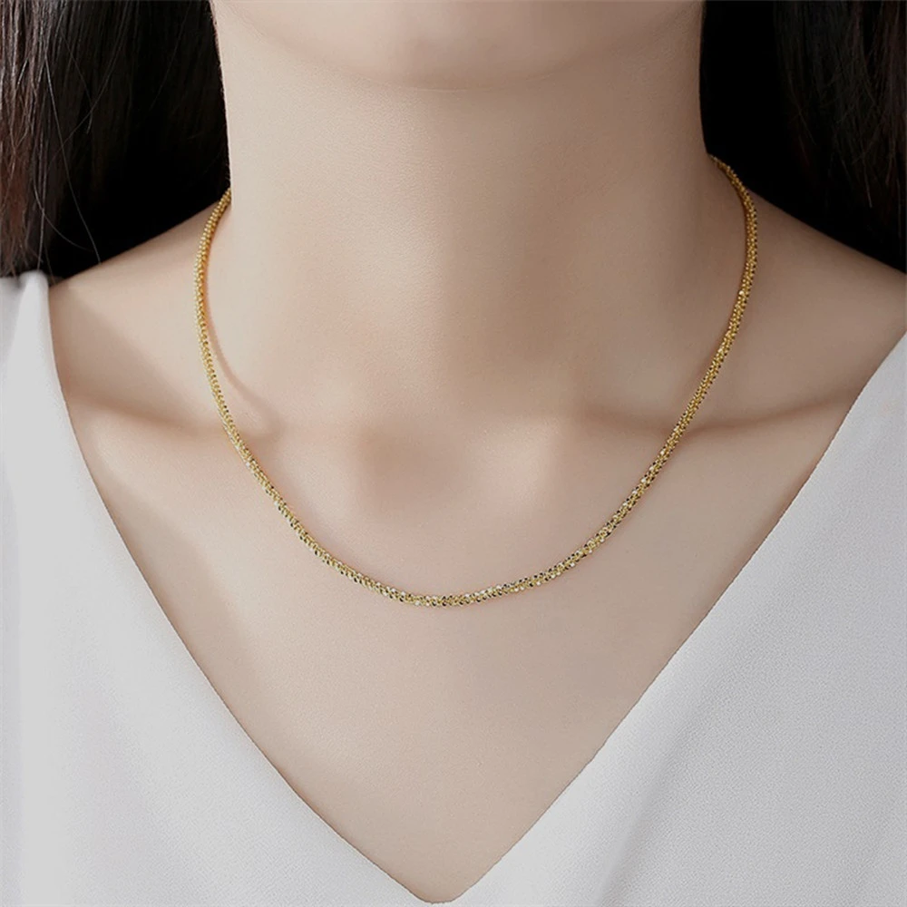 Stainless Steel Cauliflower Chain Collarbone Chain Simple