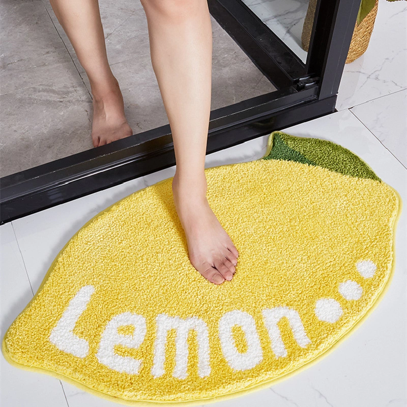 Modern Flocked Shape Home Entry Mat