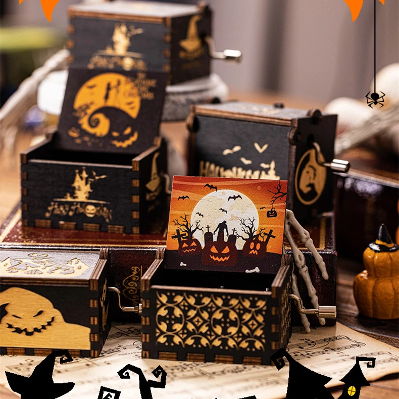 Halloween Theme Classical Music Box Decorations