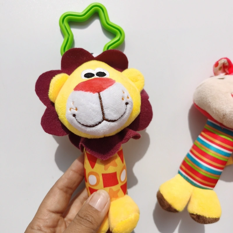 New Baby Animal Stick Rattle Toy